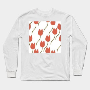 Flower Pattern Long Sleeve T-Shirt